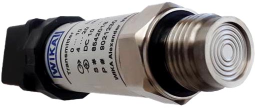 ترانسمیتر فشار(1..0) بار دیافراگمی مدل S-11 ویکا، دیافراگم مسطح، خروجی 4-20mA، فشار پایین