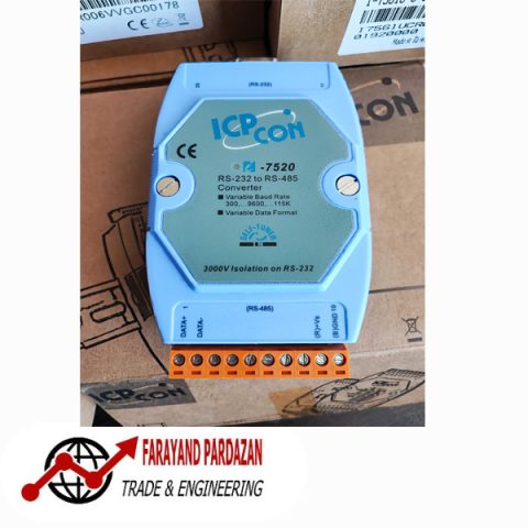 مبدل شبکه (RS-232 TO RS-485) I-7520