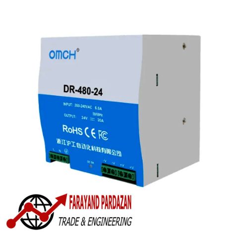 معرفی منبع تغذیه OMCH DR-120-36 : منبع تغذیه OMCH DR-480-12