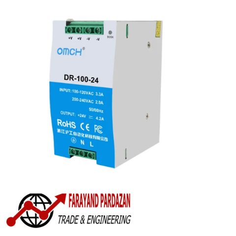 منبع تغذیه OMCH DR-100-24