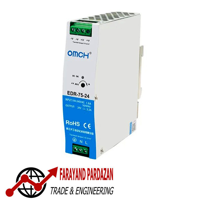 EDR75(2) منبع تغذیه OMCH EDR-75-24