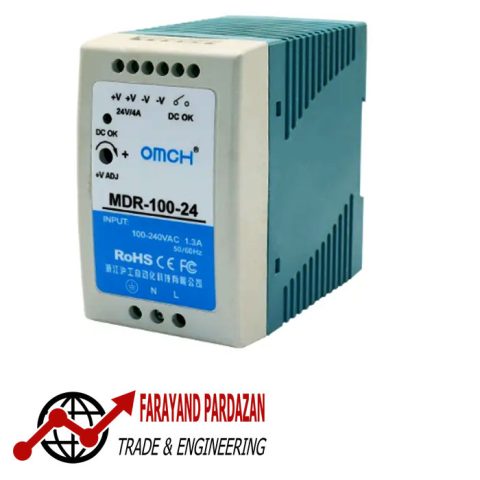 منبع تغذیه OMCH MDR-100-24