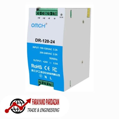 منبع تغذیه OMCH DR-120-36