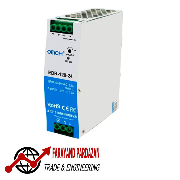 edr-120(2) منبع تغذیه OMCH EDR-120-24