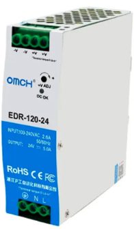 منبع تغذیه OMCH EDR-120-24