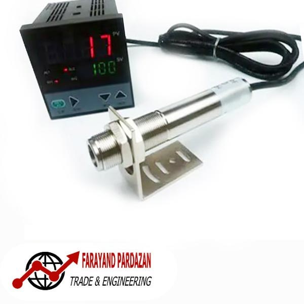 ir.temp.transmetet11 ترانسميتر دما مادون قرمز 1200-0 درجه همراه باکنترلر دما