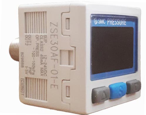 پرشر سوئیچ SMC مدل ZSE30AF-01-E-L با خروجی آنالوگ 1 تا 5 ولت برای مانیتورینگ فشار ترکیبی