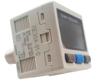 پرشر سوئیچ SMC مدل ISE30A-01-D-L خروجی NPN و آنالوگ 4-20mA