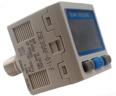 پرشر سوئیچ SMC مدل ZSE30AF-01-F-L خروجی PNP آنالوگ 4-20mA