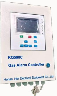 پنل کنترلر آلارم گاز مدل KQ500C – نمایشگر لمسی و خروجی رله 32 کاناله
