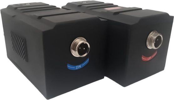 سنسور فلومتر اولتراسونیک پرتابل TS2-HT با سوکت رزوه دار ۲ پین نری برای محاسبه لحظه ای دبی در لوله DN15 تا DN100 دمای 30- تا 160 درجه